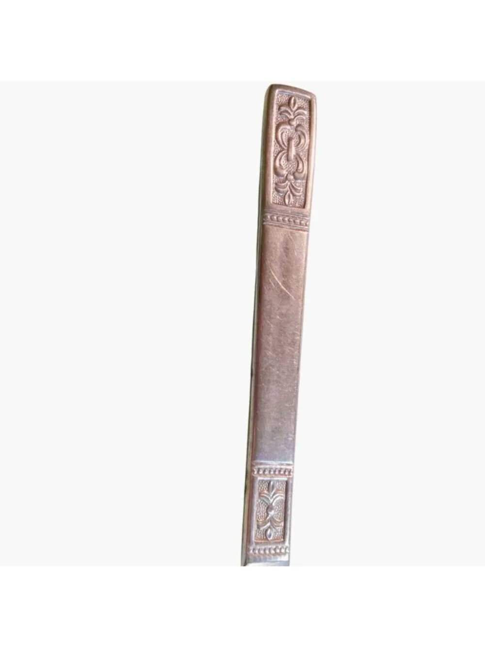 Customcraft Stainless Steel Butter Knife Ornate Handle Art Deco Replacement lot